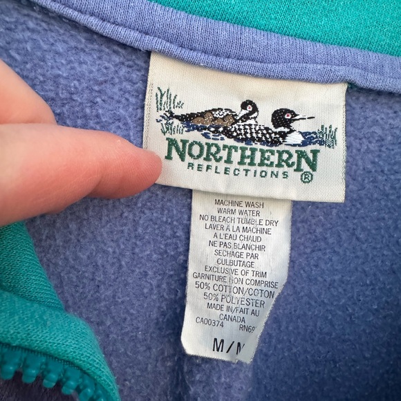 Northern Reflections Blue Pullover Sweatshirt - Picture 5 of 6